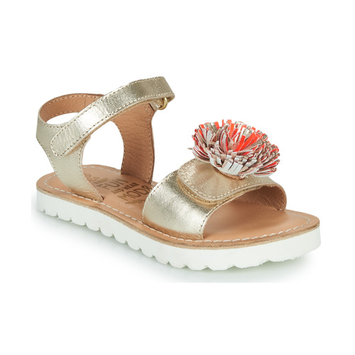 Shoes Girl Sandals Mod'8 JELLINE Gold / Coral