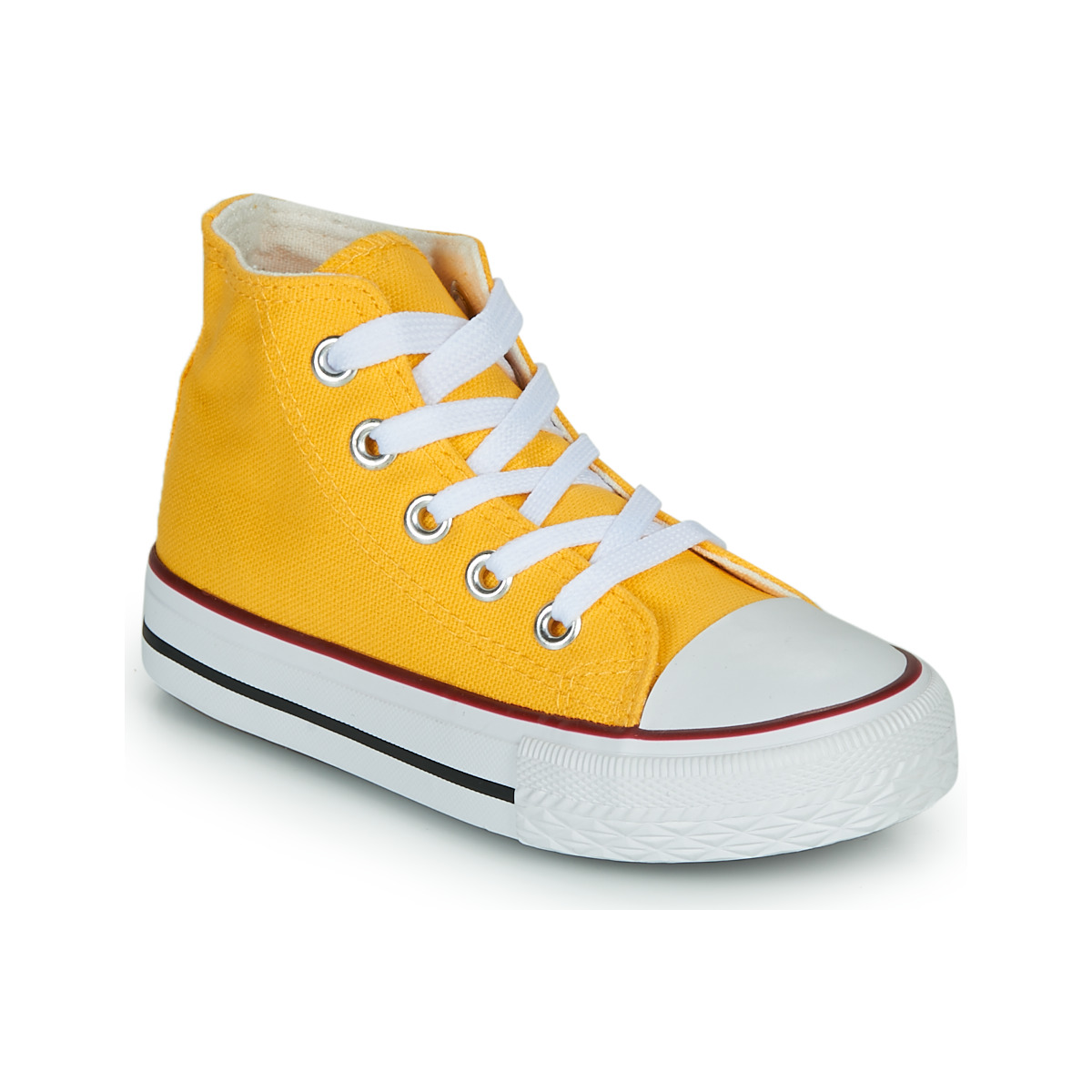 Shoes Children High top trainers Citrouille et Compagnie OUTIL Yellow
