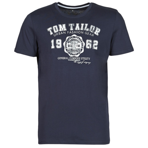Scherm zout rust Tom Tailor 1008637-10690 Marine - Free delivery | Spartoo NET ! - Clothing  short-sleeved t-shirts Men USD/$11.00
