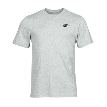 Clothing Men short-sleeved t-shirts Nike NSCLUB TEE Grey / Black
