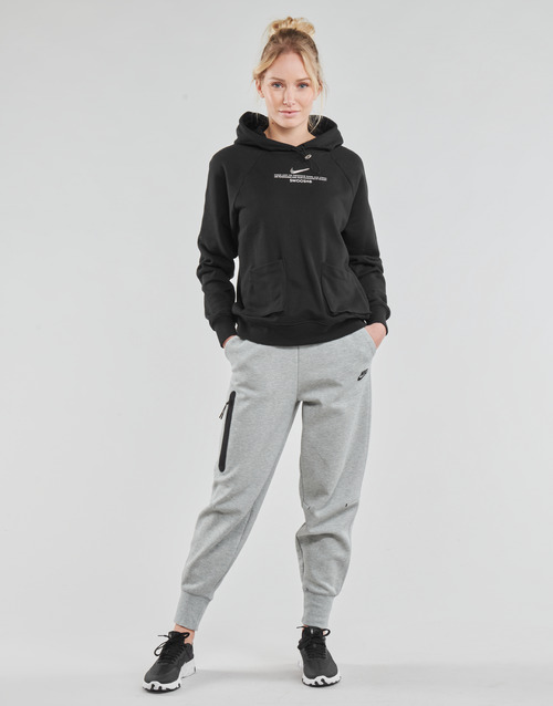 Clothing Women Tracksuit bottoms Nike NSTCH FLC ESSNTL HR PNT Grey / Black