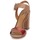 Shoes Women Sandals Eva Turner  Bronze / Red
