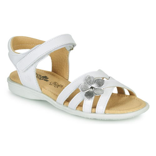 Shoes Girl Sandals Citrouille et Compagnie HERTUNE White