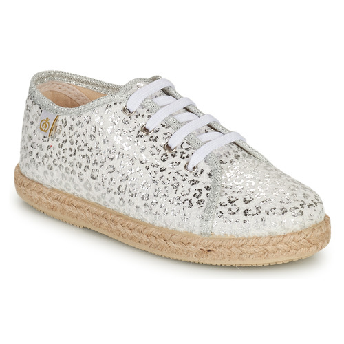 Shoes Girl Low top trainers Citrouille et Compagnie OKOKI Silver