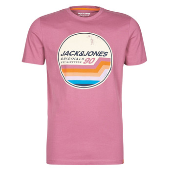 material Men short-sleeved t-shirts Jack & Jones JORTYLER Pink