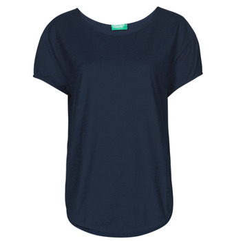material Women short-sleeved t-shirts Benetton FOLLIA Blue