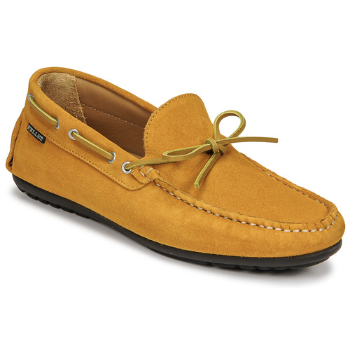 Shoes Men Loafers Pellet Nere Velvet / Cumin