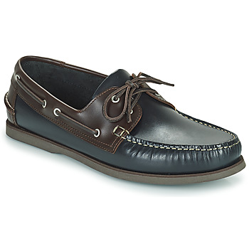 Shoes Men Loafers Pellet Vendée Blue / Brown