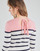 Clothing Women jumpers Betty London ORALI Pink / Ecru
