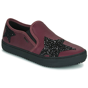 Shoes Girl Low top trainers Geox J KALISPERA FILLE Violet