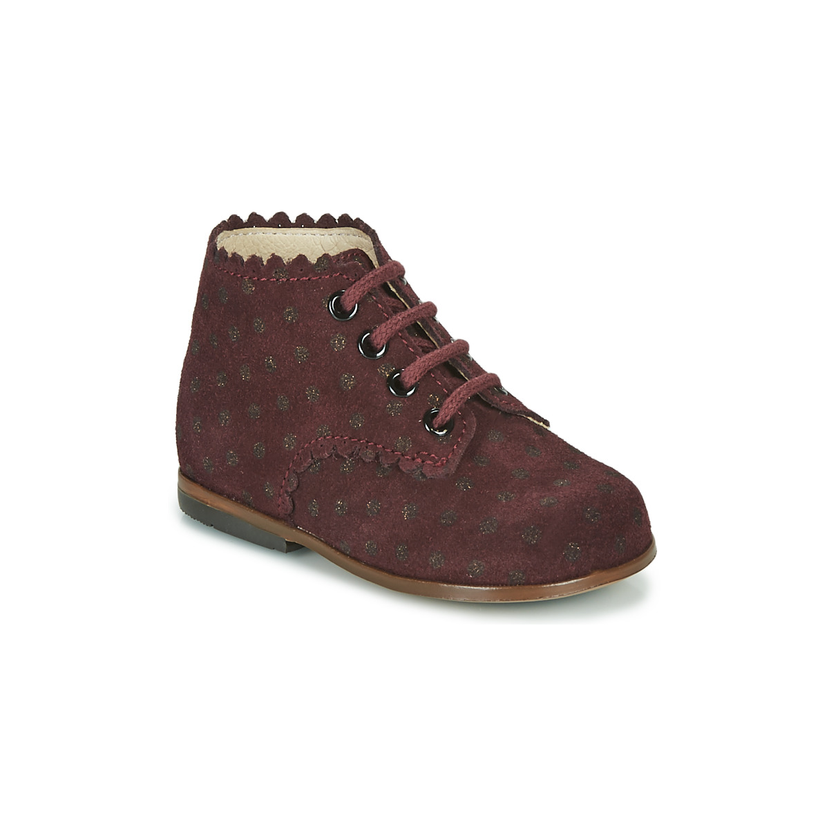 Shoes Girl High top trainers Little Mary VIVALDI Bordeaux
