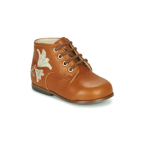 Shoes Girl High top trainers Little Mary MEIGE Brown