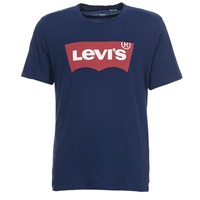 material Men short-sleeved t-shirts Levi's GRAPHIC SET IN Marine