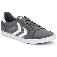 Shoes Low top trainers hummel TEN STAR LOW CANVAS Grey / White