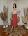 Clothing Women Skirts Céleste TOURTERELLE Red / Multicolour