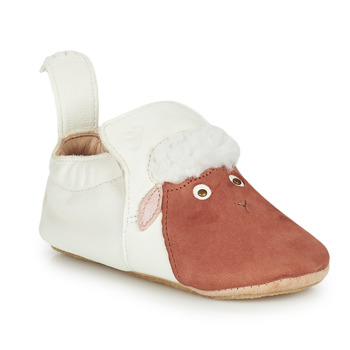 Shoes Children Slippers Easy Peasy BLUBLU MOUTON White