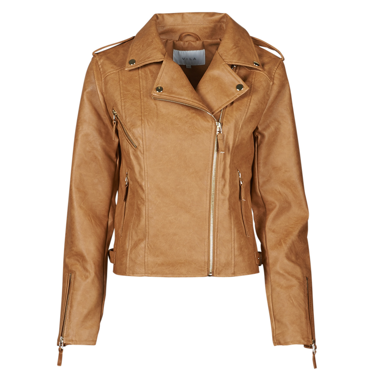 Clothing Women Jackets / Blazers Vila VIMICCAS Cognac