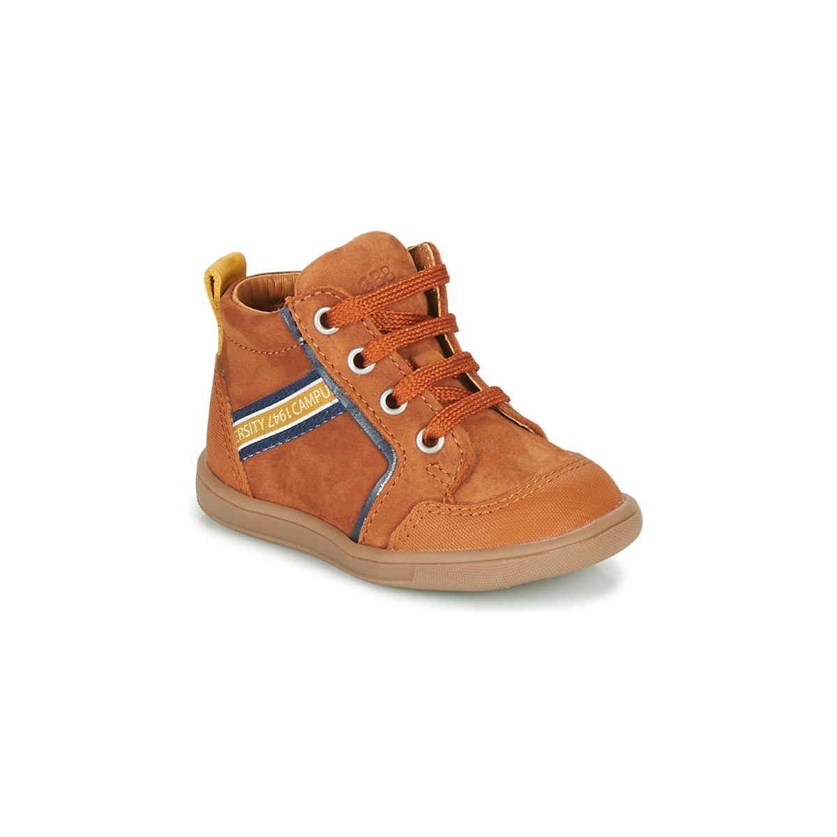 Shoes Boy High top trainers GBB GERMAIN Brown