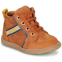 Shoes Boy High top trainers GBB GERMAIN Brown