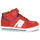 Shoes Boy High top trainers GBB ALIMO Red