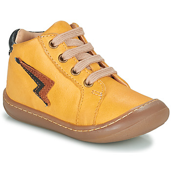 Shoes Boy High top trainers GBB APODAMI Yellow