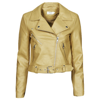 Clothing Women Leather jackets / Imitation le Only ONLVALERIE Kaki