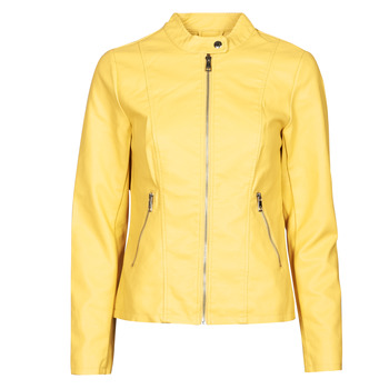 Clothing Women Leather jackets / Imitation le Only ONLMELISA Yellow