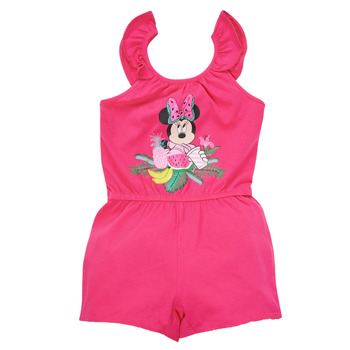 Clothing Girl Jumpsuits / Dungarees TEAM HEROES  MINNIE JUMPSUIT Pink