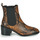 Shoes Women Mid boots JB Martin ADELE Veal / Python / Black