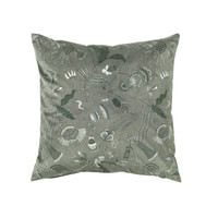 Home Cushions covers Broste Copenhagen BELL FLOWER Green