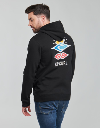 material Men sweaters Rip Curl SEARCH ICON HOOD Black