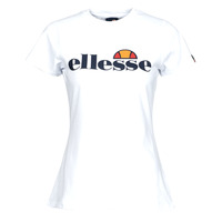 material Women short-sleeved t-shirts Ellesse HAYES SLIM White