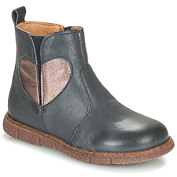 Shoes Girl Mid boots Bisgaard MAGGIE Marine / Silver