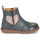 Shoes Girl Mid boots Bisgaard MAGGIE Marine / Silver