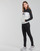 Clothing Women sweaters Fila AQILA HOODY Grey / White / Black