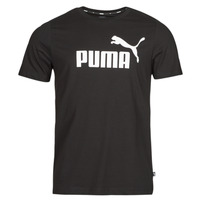 material Men short-sleeved t-shirts Puma ESS LOGO TEE Black