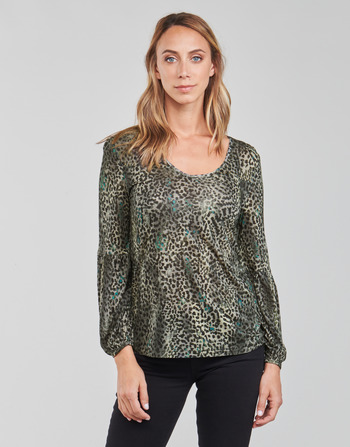 material Women Blouses One Step FT10021 Green
