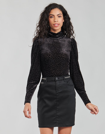 Clothing Women Long sleeved shirts Morgan TISPI Black