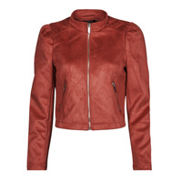 Clothing Women Leather jackets / Imitation le Only ONLSHELBY Pink