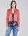 Clothing Women Leather jackets / Imitation le Only ONLSHELBY Pink