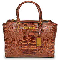Bags Women Handbags Guess RAFFIE CARRYALL Cognac