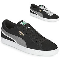 Shoes Men Low top trainers Puma SUEDE TRIPLEX Black / Grey