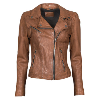 material Women Leather jackets / Imitation le Oakwood CLIPS 6 Brown