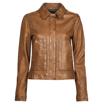 material Women Leather jackets / Imitation le Oakwood STAMP6 Brown