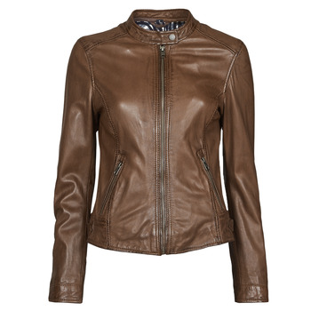 material Women Leather jackets / Imitation le Oakwood KARINE Brown