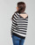 Clothing Women jumpers Guess IRENE RN LS SWTR Black / White