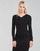 Clothing Women jumpers Guess GENA VN LS SWTR Black