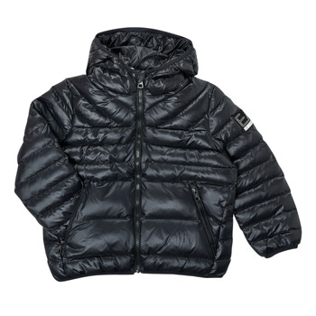 Clothing Boy Duffel coats Emporio Armani EA7 FHALIA Black