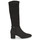 Shoes Women Boots JB Martin ANNA Canvas / Suede / Stretch / Black