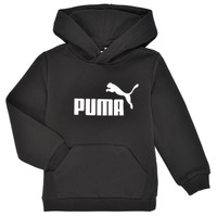 Clothing Boy sweaters Puma ESSENTIAL BIG LOGO HOODIE Black